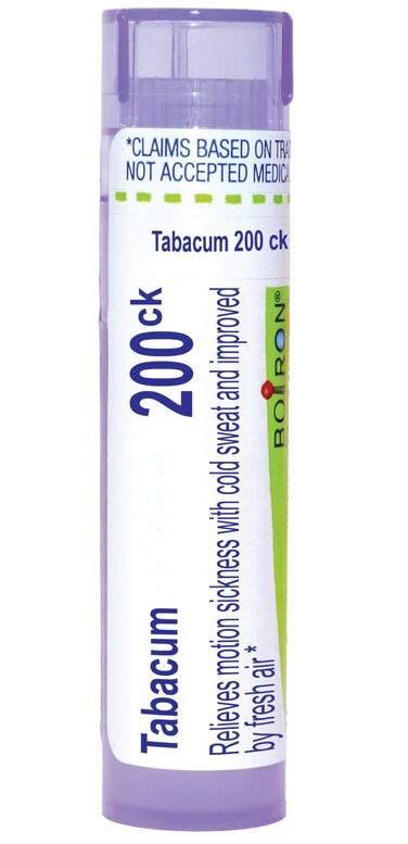 Boiron Tabacum 200Ck Homeopathic Medicine for Motion Sickness with Cold Sweat - 80 Pellets