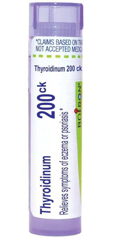 Boiron Thyroidinum 200Ck for Symptoms of Eczema or Psoriasis - 80 Pellets