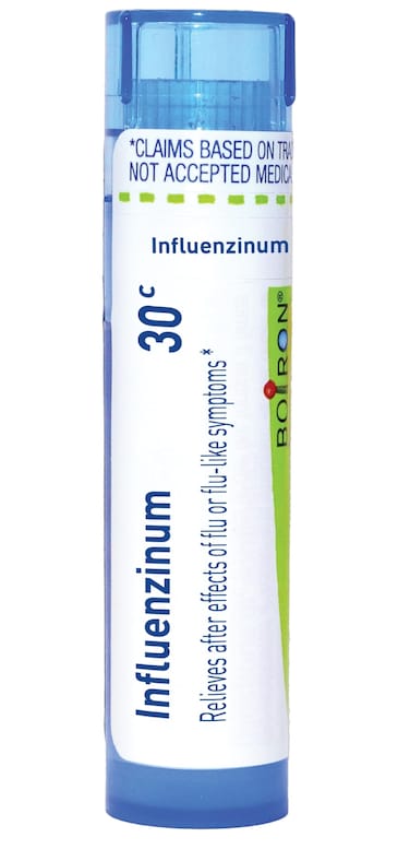 Boiron Influenzinum 30C for After Effects of Flu or Flu-Like Symptoms - 80 Pellets