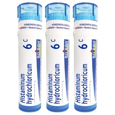 Boiron Histaminum Hydrochloricum 6c Homeopathic Medicine for Allergies - Pack of 3 (240 Pellets)