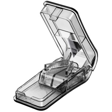 Pill Cutter for Small Pills, Tablet Splitter with Blade Guard, Safety Medicine Slicer, Medication Vitamin Divider Cutting Drugs