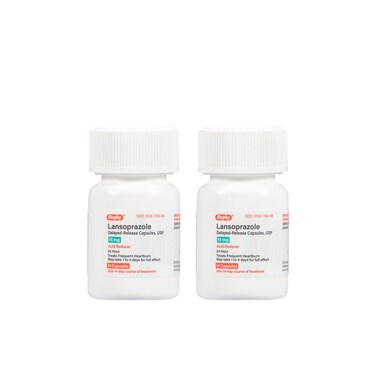 Lansoprazole 84 Capsules Delayed Release Acid Reducer Generic for Prevacid OTC 15 MG Capsules 42 ea. 2 Pack Total 84 ea.