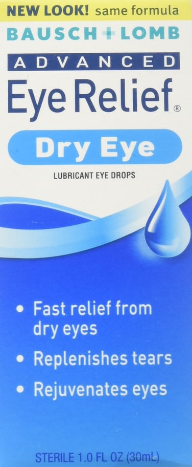 Bausch &amp; Lomb Advanced Eye Relief Rejuvenation Lubricant Eye Drops, 1-Ounce (Pack of 3 (1 fl oz ea))