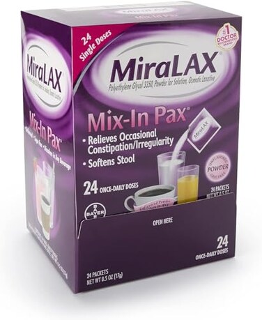 MiraLAX Laxative, Original Prescription Strength 24 Packets