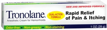 Tronolane Dual Action Anesthetic Cream For Hemorrhoids (1 Oz)