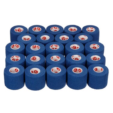 Cramer Eco-Flex Self-Stick Stretch Tape, Cohesive Tape, Flexible Elastic Sports Tape, Athletic Training Supplies, Easy Tear Self-Adherent Bandage Wrap, Bulk Cases, 6 Yard Rolls, Compression Tape