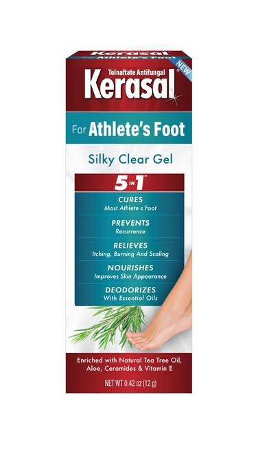 Kerasal 5-in-1 Athlete's Foot Silky Clear Gel, 0.42 oz