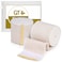 Premium Elastic Bandage Wrap (2" 2 Pack) - Hook &amp; Loop Fasteners at Both Ends - Latex Free Hypoallergenic Compression Roll - Reusable Bandages for Waist, Legs, Elbow &amp; Knee Wrap