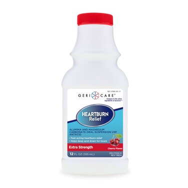 GeriCare Heartburn Relief and Acid Reflux Medicine   Effective Antacid Tablets for GERD Relief and Heartburn   Alternative to Maalox Liquid, Mylanta, and Pepcid Complete Chewable (1)