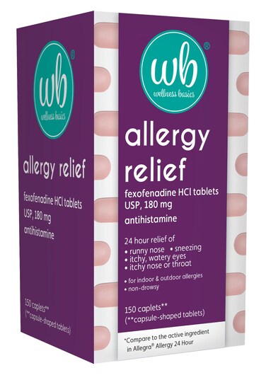 Allergy Relief - Fexofenadine HCL (180mg Tablet - 150 Count) Long-Lasting 24-Hour Relief - Non Drowsy - Prescription-Strength Antihistamine - Relieves Indoor &amp; Outdoor Allergies
