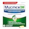 Mucinex DM 12Hr Maximum Strength Chest Congestion &amp; Cough Medicine For Adults, Cold And Cough Medicine for Excess Mucus Relief, 1200 mg Guaifenesin &amp; 60 mg Dextromethorphan HBr, 7 Bi-Layer Tablets