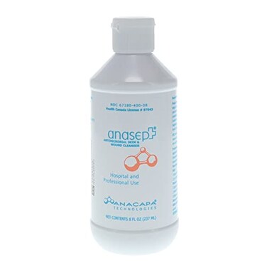 Anasept-Antimicrobial Skin and Wound Cleanser, 8 oz Bottle with Dispensing Cap
