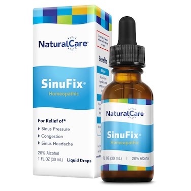 NaturalCare Sinus Relief Homeopathic Drops   Temporary Relief from Sinus Headache &amp; Pressure, Congestion, Sneezing &amp; Runny Nose   Non-Drowsy   1oz
