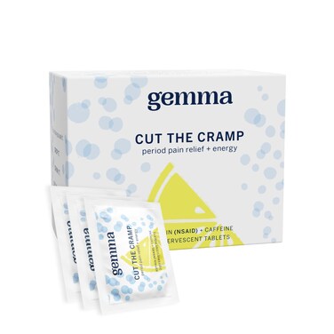 Cut The Cramp   Super Fast Period Pain Relief   Treats PMS, Menstrual Cramps, Fatigue, Bloating, and Headaches   Effervescent Formula (40 Tablets   20 Doses)