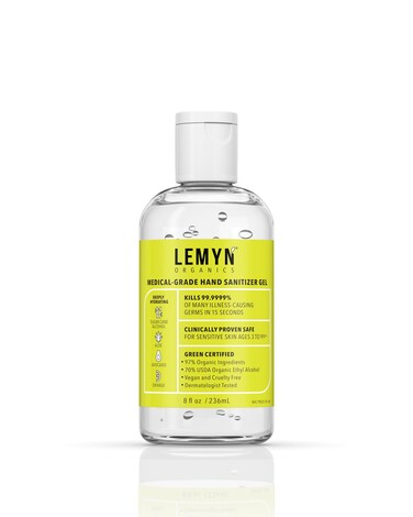 Medical Grade Hand Sanitizer Gel - 97% ORGANIC - 8 FL.OZ.