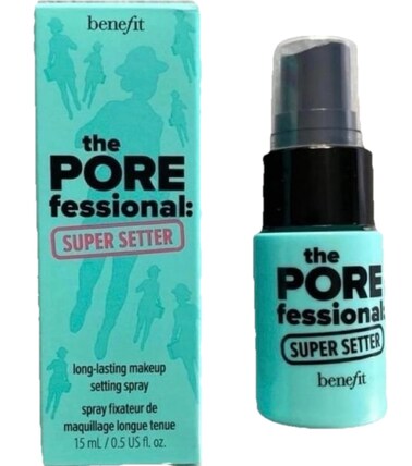 Benefit The POREfessional Super Setter, Long-Lasting Makeup Setting Spray, 0.5 fl oz