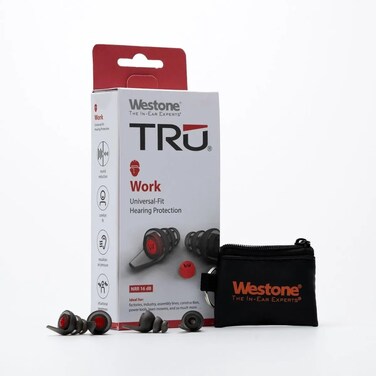 Westone Tru Work Earplugs, 16db
