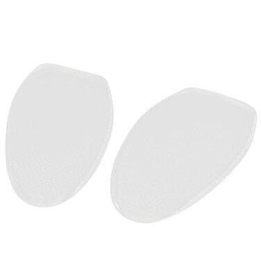 uxcell Silicone Gel Shoes Walking Insert Half Sole Cushions Pad Insoles Clear