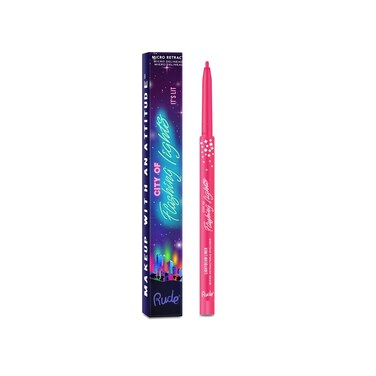 RUDE City of flashing lights Micro Retractable liner, Its lit