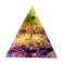 Tree Orgonite Pyramid with Positive Reiki Energy Generator Amethyst Peridot Crystal Healing Orgone Collection Wealth Lucky Meditation Tool