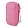 Diabetic Supplies Travel Case Organizer for Test Strips, Lancets, Needles, Lancing Device, Glucose Meter, Alcohol Wipes, Insulin Pens, Syringes, Diabetes Testing Kit Storage Bag (Pink)