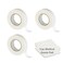 Micropore Tape 0.5 inch x 11yd (3 Rolls) +5pc Gauze Pads   Microporous Micropore Tape   Earring Tape  Medical Tape for Skin, Dressings,Face, Wound Care   First Aid Bandage Tape