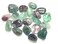 Crystal Collection: Natural Grade A Large Tumbled Rainbow Fluorite - Polished Authentic Wholesale Gemstones for Healing, Wicca, Reiki (1/2 Pound)