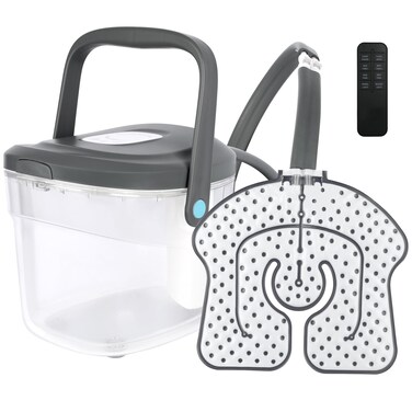 Cold Therapy System, Quiet Ice Machine for Knee After Surgery, Cryotherapy Machine, with a Remote-Control and a Universal Pad for Knee, Elbow, Ankle, Shoulder and Lumbar