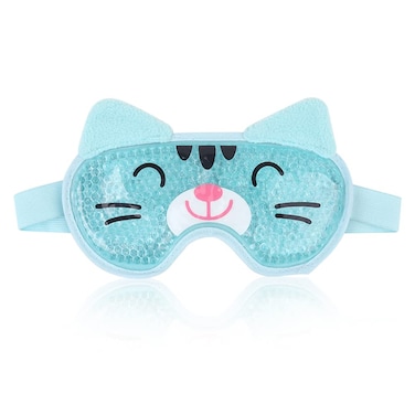 NEWGO Kids Ice Pack Eye Mask Cold Compress Reusable Hot Cold Therapy Gel Eye Mask with Soft Plush Backing