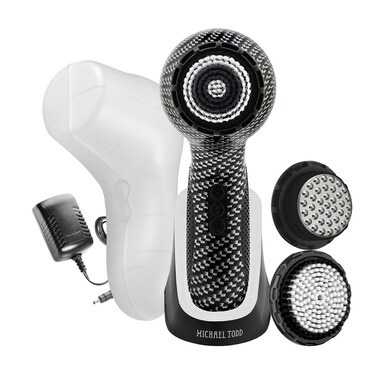 Michael Todd Beauty - Soniclear Elite - Facial Cleansing Brush System - 6-Speeds - Face Cleansing Brush &amp; Exfoliating Body Scrubber