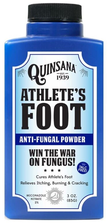 Quinsana Athlete's Foot Powder, 3-Ounce Bottle (1)