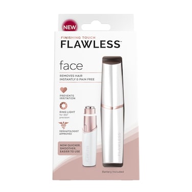 Flawless Finishing Touch Women's Painless Hair Remover (White)