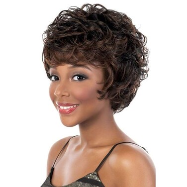 Motown Tress (Glam) - Synthetic Full Wig in DARKEST BROWN