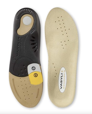 Vasyli+Dananberg 1st Ray Orthotic, Medium, 1st Ray Function, Removable Distal &amp; Proximal Plugs, Full-Length Insole, Low Resistance to Joint, Heat Moldable, Rear Foot Control, Lasting Pain Relief