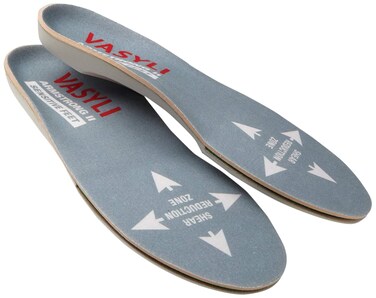 Vasyli+Armstrong II Sensitive Feet Orthotic, Large, Plantar Sensitivity, Reduces Shear Forces, Diabetic Insoles, Wider Forefoot Profile, Shock-Absorbing, Heat Moldable, Reduces Forefoot Thickness