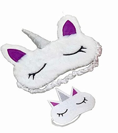 Sleep Mask for Kids Matching Girl Unicorn Sleeping Sleep Mask Accessories (Unicorn Mask)