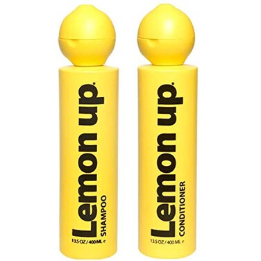 L E M O N Limited Edition Lemon Scented Hair Care Shampoo &amp; Conditioner Set, Hydrating, Helps Control Oil and Add Shine to Dry Hair, 13.5 oz Bottles (Set of 2)