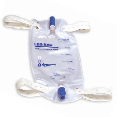 Dynarex Urinary Leg Bags Sterile, Medium