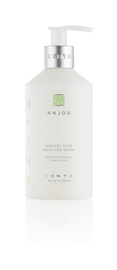 Zents Hand &amp; Body Wash (Anjou Fragrance)   Hydrating Anti-Aging Cleanser with Organic Shea Butter &amp; Aloe for Dry Skin   Gentle &amp; Nourishing   10 fl oz