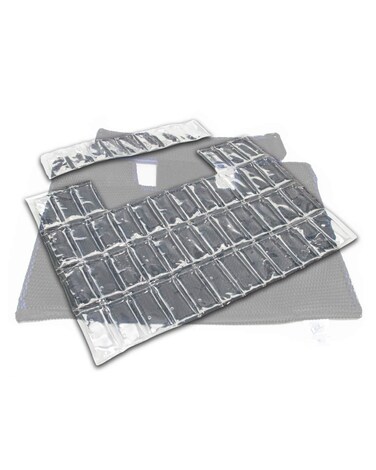 Pro Ice PI-101 Ice Pack Inserts Only for Neck and Shoulder - Reusable Ice Packs for Injuries - Ice Pack Insert Set for Scapula Cervical Cold Therapy Wrap