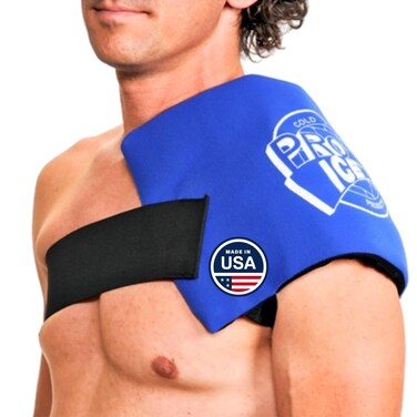 Pro Ice X-Large Shoulder Ice Pack - Reusable Ice Pack for Therapy Wrapping &amp; Compression Sleeve for Shoulder Injuries &amp; Rotator Cuff - PI 260