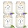 4 Pack Candles for Home Scented, Lavender Candle, Jar Candles, 28 oz 200 Hour Long Lasting Candles, Scented Candles Gift Set for Women, Birthday, Valentine, Thanksgiving, Mother's Day