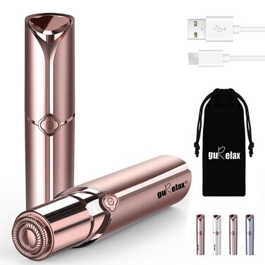 Facial Hair Removal for Women(as seen on tv), Gurelax Rechargeable Facial Hair Remover, Hair Removal Device for Face, Lip, Chin