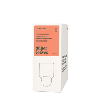 ATTITUDE Colorlast Hair Shampoo, EWG Verified, For Color Treated Hair, Protects Color, Naturally Derived Ingredients, Vegan and Plant Based, Avocado Oil and Pomegranate, Bulk Refill, 67.6 Fl Oz