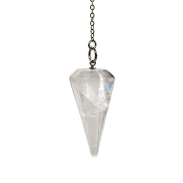 Polar Jade Pendulum Crystal for Dowsing, Divination and Healing - Crystal Pendulum with Chain, Perfect for Energy Balancing and Chakra Healing