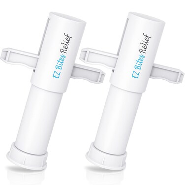 Trobing Bug Bite Suction Tool, 2 Pack Venom Extractor Sucker, Bee Sting Bite Relief, Easy to Use, Natural Itch Relief, Reduces Pain and Swelling, First Aid for Hiking, Backpacking and Camping