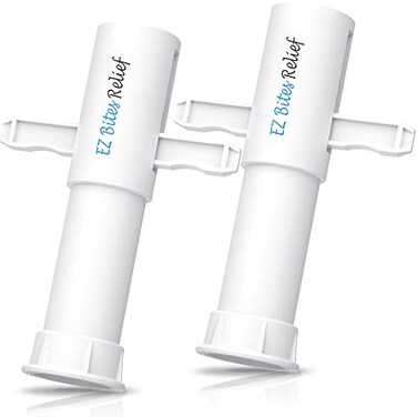 YARKOR Bug Bite Suction Tool 2 Pcs, Kid Friendly Bug Bite Sucker, Bee Sting Pump - Natural Itch Relief, and Venom Extractor First Aid for Backpacking, Camping Hiking