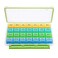 BUG HULL Pill Organizer Monthly, Moisture-Proof 4 Weeks Pill Box, Large Pill Case 28 Day, Medicine Organizer One Month, 30 Day Pill Container for Vitamin, Supplements