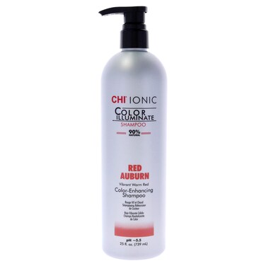 CHI Ionic Color Illuminate Shampoo, Red Auburn, 25 FL Oz