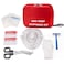 AED First Kit with CPR, Gloves, Razor, Scissors, Gauze Pads, and Cleansing Wipes for AED Training
